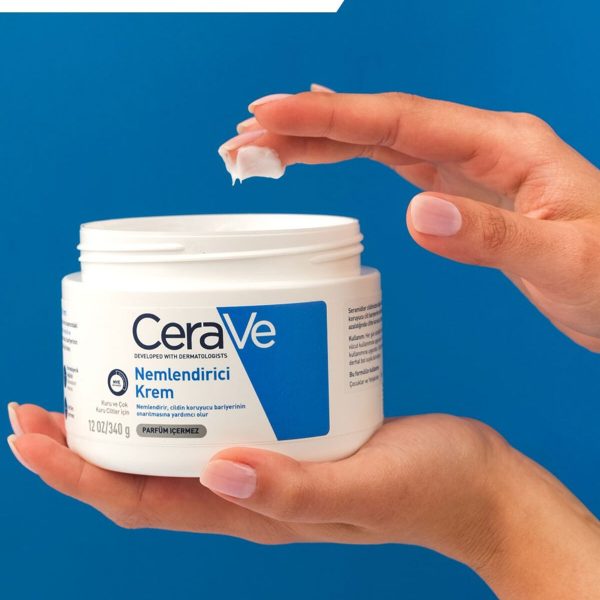 Cerave Nemlendirici Krem Kuru Ciltler Seramid ve Hyalüronik Asit İçerikli Yüz Vücut 340 gr