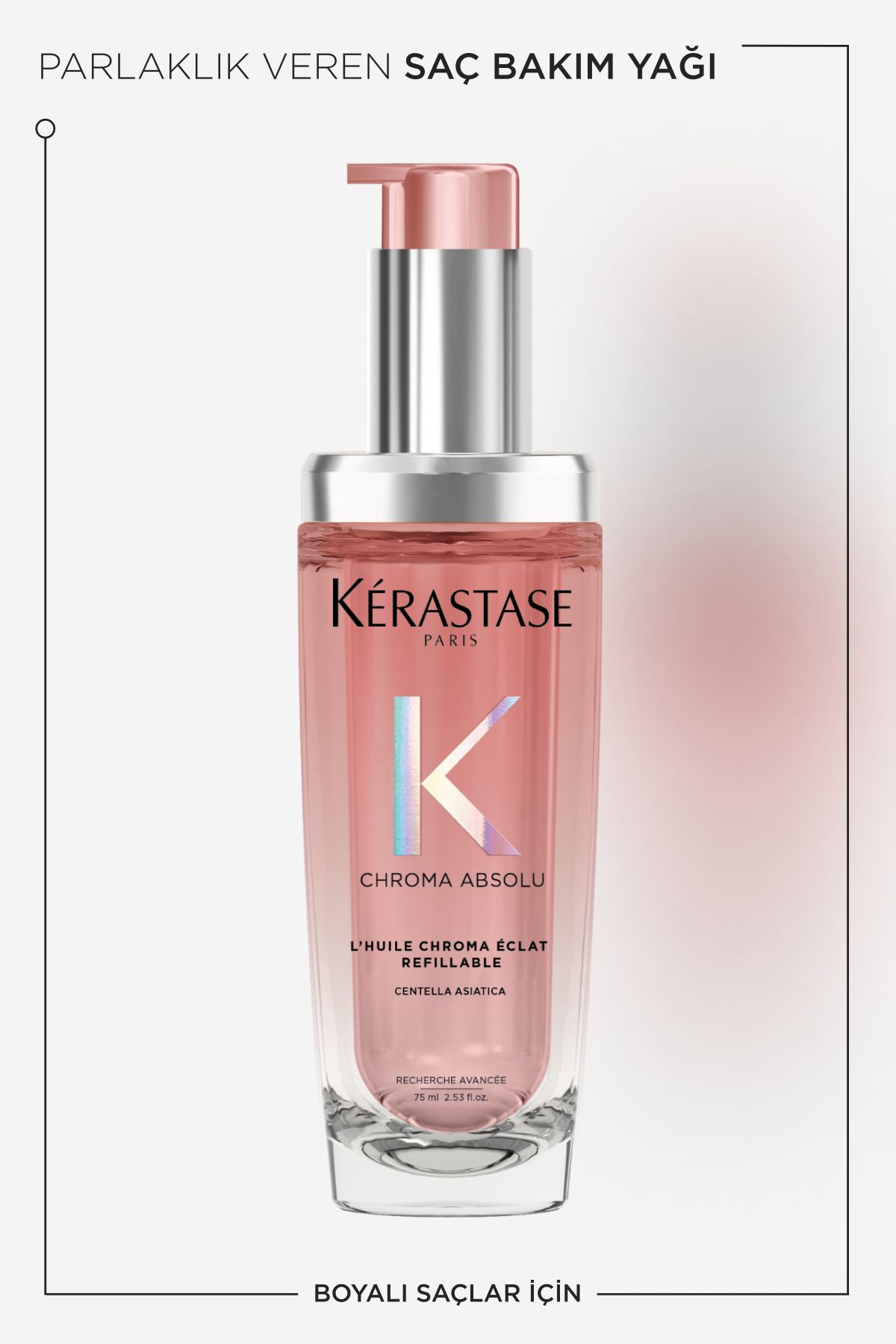 Kerastase Chroma Absolu L'huile Chroma Eclat Boyalı Saçlar Için Bakım Yağı 75 ml - Görsel 2