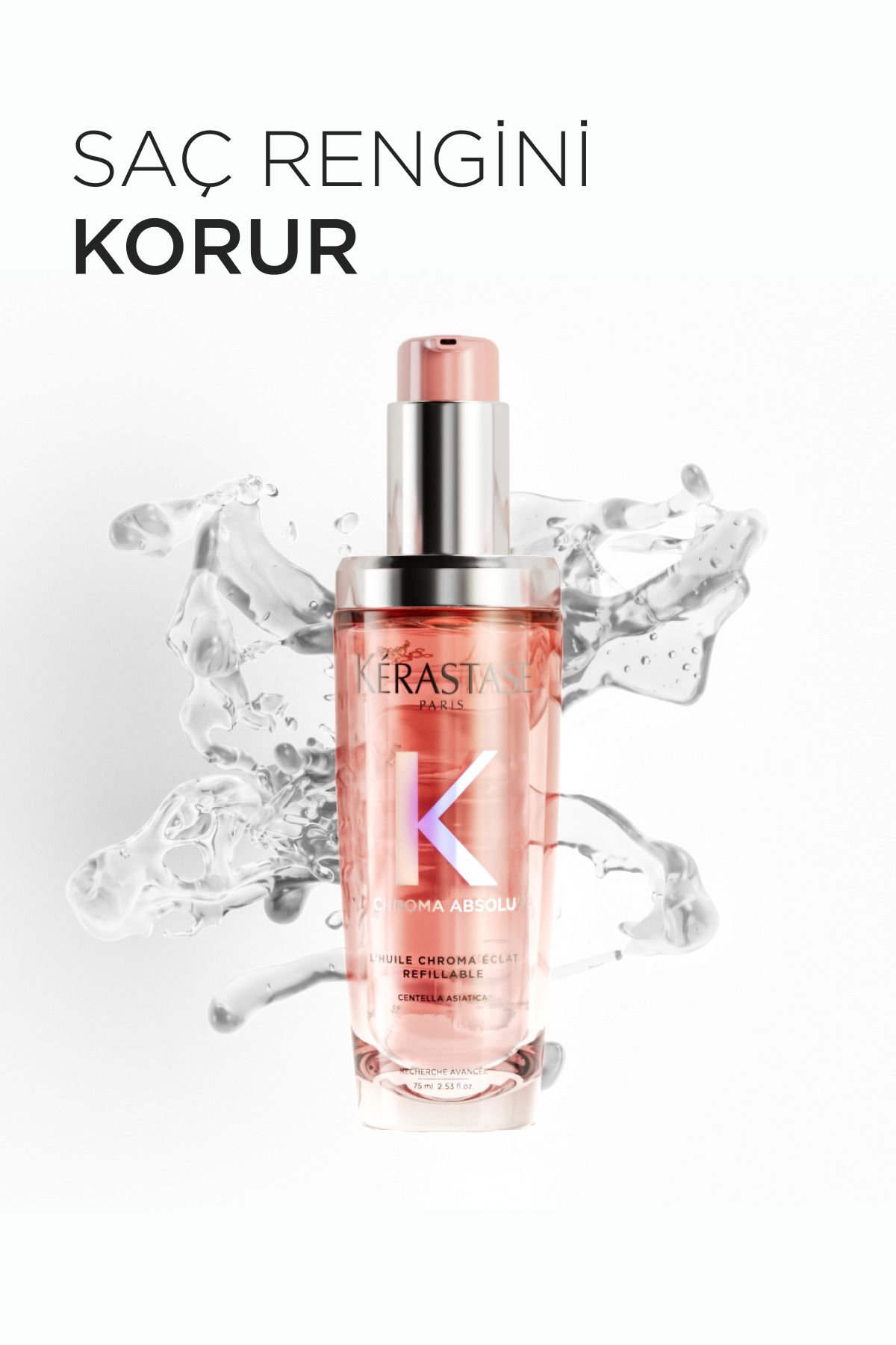 Kerastase Chroma Absolu L'huile Chroma Eclat Boyalı Saçlar Için Bakım Yağı 75 ml - Görsel 8