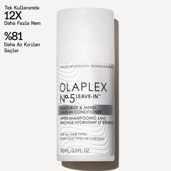 Olaplex No.5 Leave-In Moisturize & Mend Conditioner - Bağ Güçlendirici Durulanmayan Saç Kremi - 100 ML