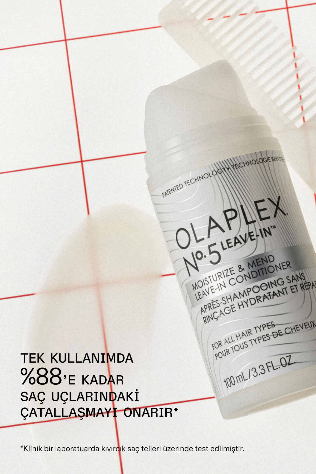 Olaplex No.5 Leave-In Moisturize & Mend Conditioner - Bağ Güçlendirici Durulanmayan Saç Kremi - 100 ML - Görsel 4