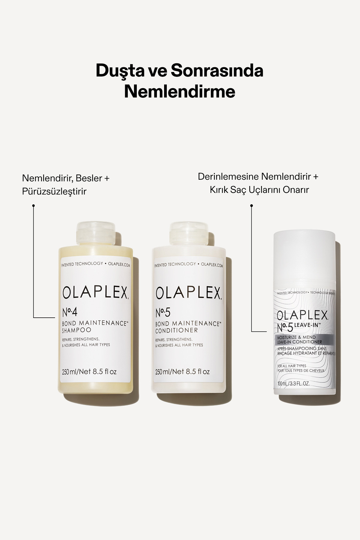 Olaplex No.5 Leave-In Moisturize & Mend Conditioner - Bağ Güçlendirici Durulanmayan Saç Kremi - 100 ML - Görsel 8